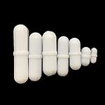 AJSR 7 Stück B Typ Magnetrührstäbe, Kunststoff, mit Ring für gleichmäßige Bewegungen auf unebenen Gefäßböden