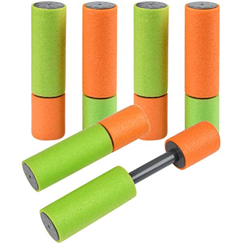 TIMESETL 6 PCS Pistole ad Acqua per Bambini, Acqua Soakers con impugnature Easy Grip Foam Shooter Giocattoli Estate Pool Giochi per Ragazzi Ragazze Adulti