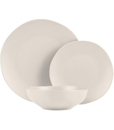 Berlinger Haus eetservies 18-delig | Taupe Collection | Hoogwaardig steengoed servies | geschikt voor vaatwasser en magnetron