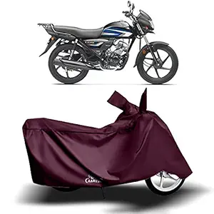 Cover Lab - Honda CD 110 New BS6 Water Resistant - Dust Proof - Full Bike Scooty Two Wheeler Body Cover for Honda CD 110 (Maroon)