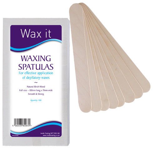 Wax It, Natural Birch Wood Waxing Spatulas