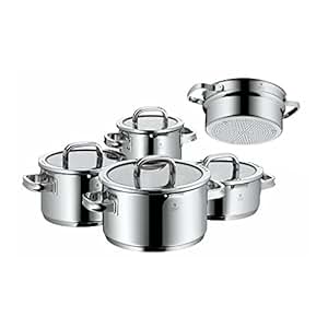 WMF Function 4 Topfset 5-teilig mit Glasdeckel, Kochtopf
