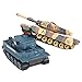 Produktbild Peanutaod 508C Infrarot Funkfernbedienung Twin Kampfpanzer Set Kampfpanzer Fernbedienung Spielzeug mit Musikalischem Blinken