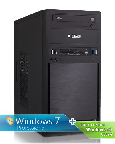 Ankermann Ankermann-PC Workstation – Intel Core i7-4790 4x 3.60GHz – onBoard INTEL HD Graphics 4600 – G.Skill Aegis DIMM Kit 16GB – 1000 GB Festplatte – DVD-RW – Windows 7 Professional 64 Bit – Card Reader 4260409312234 0.00 cm ( Zoll) Desktop-PC (Intel core_i7 4790 2,4GHz, 8GB RAM, 1000GB HDD, onBoard INTEL HD Graphics 4600, DVD, Windows 7 Professional) - 8