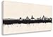 Produktbild Kunstbruder Wandbild - Skyline Potsdam SW (Div. Größen) - Kunstdruckdruck Leinwandbild Streetart Graffiti Like Banksy Wand-Dekoration Loungebild (50x100cm)