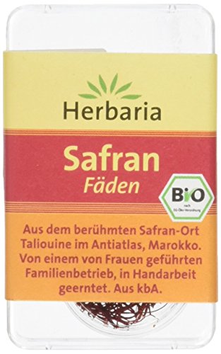 Preisvergleich Produktbild Herbaria Safran Fäden, 1er Pack (1 x 0,1 g Dose) - Bio