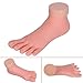 Elite99 Duable Trainer Training Movable False Model Foot Plastic Flectional Nail Art Acrylic Tip DIY Manicure Tool Claybank