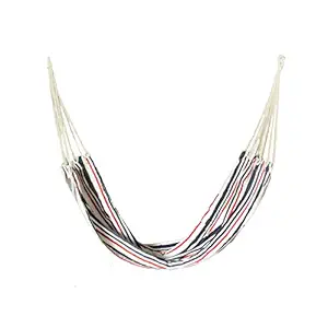 Slack Jack Fabric Hammock (Blue, Red and White)