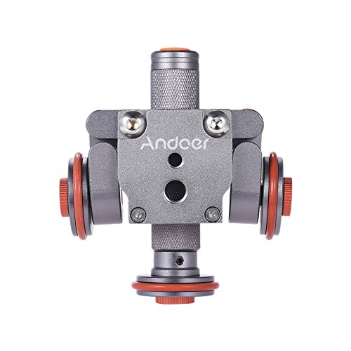 Andoer motoris     lectrique 3 roues vid  o poulie voiture Dolly Rolling Slider Skater pour Canon Nikon Sony cam  ra cam  scope pour iPhone 7 7plus 6 6 s Samsung Huawei Smartphone