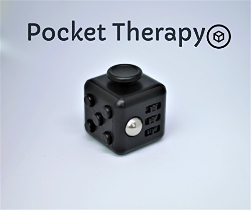 Fidget Cube by Pocket Therapy: Combat Stress, Anxiety and Boredom // Increase Concentration and Focus (Black) Fidget Cube by Pocket Therapy: Combat Stress, Anxiety and Boredom // Increase Concentration and Focus (Black)