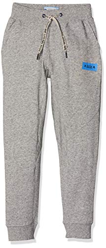 Scotch & Soda Shrunk Cut And Sewn Sweatpants Pantaloni, Grigio (Grey Melange 606), 140 (Taglia Produttore: 10) Bambino