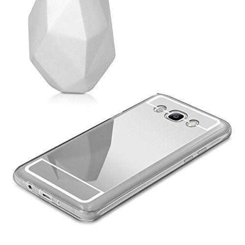 kwmobile Funda para Samsung Galaxy J5 2016 DUOS - Carcasa Protectora Trasera de TPU para m vil en Plateado con Efecto Espejo reviews kwmobile Funda para Samsung Galaxy J5 2016 DUOS - Carcasa Protectora Trasera de TPU para m vil en Plateado con Efecto Espejo
