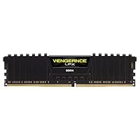 Corsair CMK16GX4M1A2400C16 Vengeance LPX 16GB (1 x 16GB) DDR4 2400Mhz C16 XMP 2.0 High Performance Desktop Memory schwarz