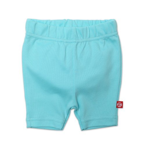 Zutano Baby-girls Infant Pastel Solid Bike Shorts, Aqua, 18 Months Color: Aqua Size: 18 Months