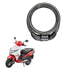 Vagary Universal Cable Number Bike Lock for Honda Dio