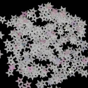 Star Sequins 4mm Approx 520 per pack Mother of Pearl