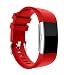 Produktbild Sansee Art- und Weisesport-neues Silikon-Armband-Bügel-Band für Fitbit-Gebühr 2 (glatter Silikon-Bügel) (Rot)