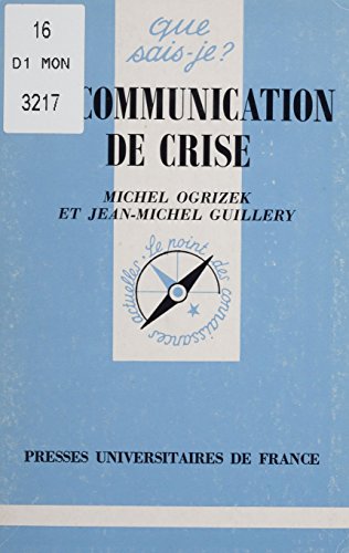 Download La Communication de crise Download La Communication de crise