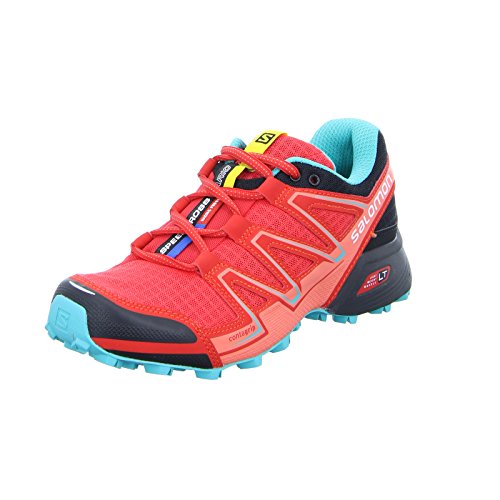 Salomon Women’s Speedcross Vario W Trail Running Shoes, Red