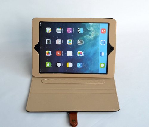 inShang Hülle für Apple iPad 2 iPad 3 iPad 4, Edles PU Leder Tasche Hülle Skins Etui Schutzhülle Ständer Smart Case Cover für Tablet iPad, Super Automatische Einschlaf-/Aufwach funktion, elegant Belt + buckle design + inShang Logo hochwertigen Stylus Eingabestift Stift - 5
