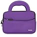 Price comparison product image Evecase 7 "-8" tablet PC with Comfortable Handle Neoprene Pouch/Case/Cover – Purple/Black