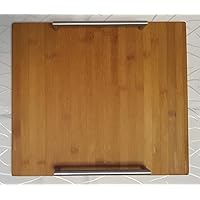 Kitchen C-Wood Gleitbrett aus Bambusholz für den Thermomix TM5 / TM31 ( auch geeinet für die Kitchenaid ) - Höchste Qualität Hand Made in Germany ( Massivholz stabverleimt aus nachhaltiger deutscher Forstwirtschaft mit Naturölen versiegelt )