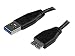 Produktbild StarTech.com 1m schlankes SuperSpeed USB 3.0 A auf Micro B Kabel - St/St - USB 3.0 Anschlusskabel