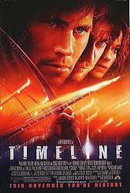 TIMELINE (Single Sided Regular) Poster ( Anna Friel, Paul Walker, Gerard Butler) - US ONE SHEET - ORIGINAL CINEMA POSTER 69 x 104cm approx