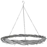 Deko-Kranz aus Rattan zum Hängen, natur Ø 63 cm mit...