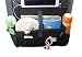 Misslo Car Back Seat Organiser Multi-Pocket Travel Storage With Touch Screen iPad Holder (Black)