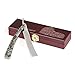 Produktbild Herren Aluminium Griff Rasiermesser-Messer aus rostfreiem Stahl Rasiermesser Holzbox