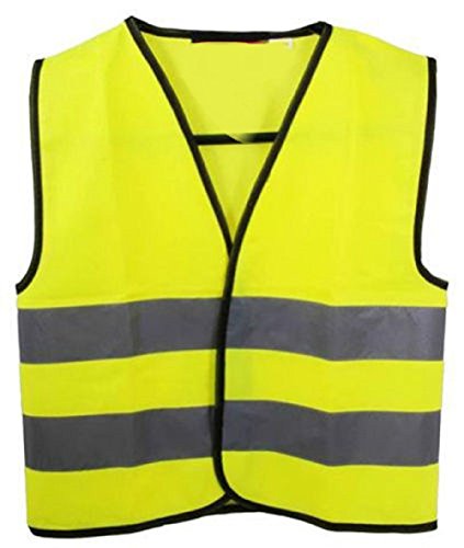 Hi Visibility Yellow Baby Vest (Med 6-12 Months)