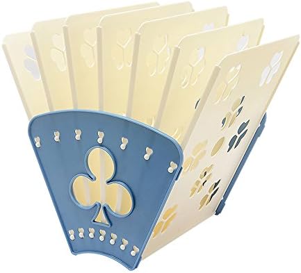 Magazine racks Magazine Shelves Desktop Creative Sector File Magazine Books Storage Rack A4 Paper Finishing Frame Files Rack Black Light Blue Pink (Color : Light blue)