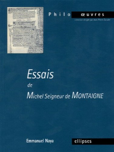 Download Essais de Michel Seigneur de Montaigne