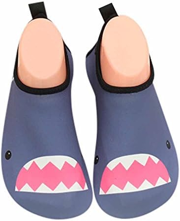 GudeHome Lovely Kid's Cartoon Barefoot Water Skin Shoes Aqua Socks Swimming Diving Beach Yoga Shoes, 15.3cm
