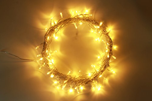 300er Led Lichterkette Strombetrieben mit Stecker Außen und Innen für Garten Hochzeit Weihnachten Party Warmweiß Gresonic (300 Led Warmweiß) - 8