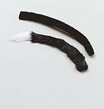 NEW BLACK CAT TAIL 60CM HALLOWEEN FANCY DRESS