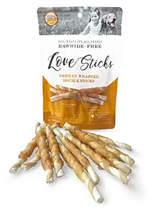 Love Chicken Wrapped Double Sticks, 146 gm, 10 Pieces