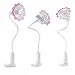 Produktbild Hand Fans, SuperSU Baby Mini Fan Clip Ventilator Wiederaufladbare Bedienbare Clip Fan USB Baby Trolley Kinderbett Kinderwagen Outdoor Travel Fans Mini Elektrische Lüfter Flexible Arm Fan (Rosa)