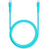 ttec USB-C - Lightning Hızlı Şarj Kablosu 120cm Neon (Neon Mavi)