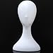 Mannequin Head - TOOGOO(R) Lady high plastic head wig head female model head White
