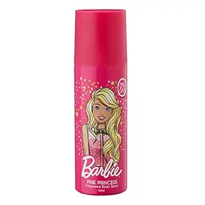 Barbie Princess Body Spray Fragrance - 100 ml (Pink )