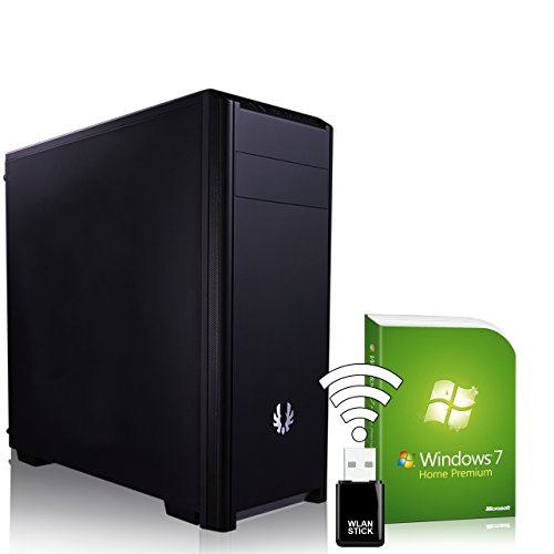 AGANDO Silent Allround & Business PC | AMD FX-4300 4x 3.8GHz | ATI Radeon HD3000 512MB | 8GB RAM | 1000GB HDD | DVD-RW | WLAN | Win 7 HP | 36 Monate Garantie | Computer für Multimedia, Gaming, Büro/Office