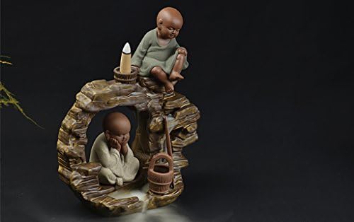 Incense Burner Holder Alloy Backflow Cone Backflow Home Smoke Stick Cone CenserIncense Stick Burner Holder Home Boutique Decoration ( Color : A )