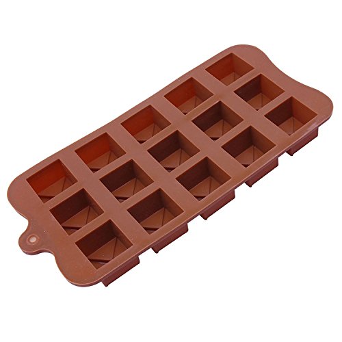 BAYTTER® 6 tlg. Backform Pralinenformen Set Silikon Herzform Silikonbackform für Muffin Pralinen Schokoladen 21,5 x 11 cm, von – 60° C bis + 260° C temperaturbeständig - 4