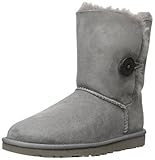 Colores: gris UGG Bailey Button 5803 - Botas Planas Mujer, Gris (GREY), 36