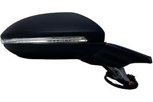 ‎SPIEG REAR VIEW MIRRORS Spieg Außenspiegel Rechts für 2013-2020 Volkswagen Golf 7 Manuell Einklappbar, Schwarz, 6 PIN