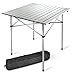 Produktbild JOM Campingtisch, Tisch 70 x 70 cm Alu nur 2,4 kg, Klapptisch, Rolltisch, inkl. Tragetasche