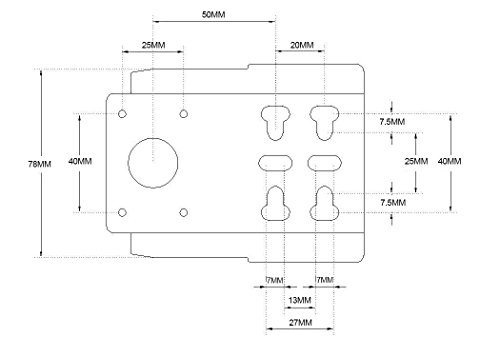 Onlyfire Universal Grill Edelstahl Rotisserie Motor Halterung Set - 6
