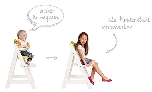 roba Treppenhochstuhl Sit Up III, mitwachsender Hochstuhl, verwendbar vom Babyhochstuhl bishin zum Jugendstuhl durch flexibel einstellbare Sitzhöhe, in verschiedenen Farben erhältlich - 6